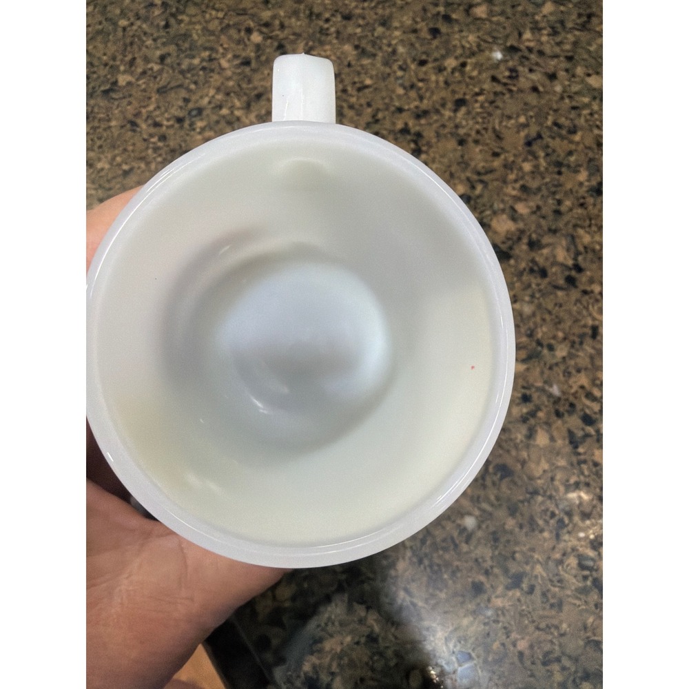 Vintage Fire-King Auburn Does It 17-16 Punt Bama Punt 1972 Milk Glass Mug News - Picture 3 of 5